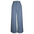 thumbnail image 6 of RongHuan Womens Wide Leg Pants High Waisted Business Pants Casual Palazzo Pants with Pockets Office Work Dress Slacks, 6 of 7