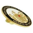thumbnail image 2 of PinMart's Volunteers Are Hearts of the Team Enamel Lapel Pin, 2 of 3