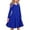 Royal Blue, variant on Arshiner Girls Long Sleeve Stretchy Dress A line Twirly Skater School Party Dress Black Tween 14 Years