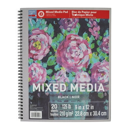 UPC: 0195158699203 | Black Mixed Media Pad by Artist s Loft™