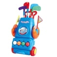 thumbnail image 1 of Golf Set for Kid4 Clubs, 4 Balls, Practice Holes, Hitting Mat, Improve Physical Coordination Concentration, Parent Child Communication, 1 of 8
