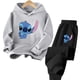 thumbnail image 3 of Sudadera con capucha con estampado de Stitch Trucksuit Harajuku para niños de 3 a 14 años, moda urbana de otoño, jersey para niños y niñas, deportes al aire libre, 3 of 5