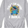thumbnail image 3 of Lilo & Stitch - This Is How I Roll - Men's Crew Fleece, 3 of 5