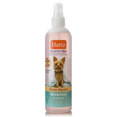 (2 Pack) Hartz groomer's best waterless dog shampoo, 12-oz