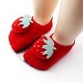 thumbnail image 4 of Baby Anti Slip Non Skid Low Cut Socks No-Show Infant Cotton Fruit Cartoon Warm Slippers Floor Boat Ankle Socks, 4 of 6