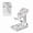 Elegant Moroccan Pattern, variant on WIRESTER White Foldable Phone Stand for Desk, Adjustable Portable Cell Phone Holder for iPhone 17, 16, 15, 14 and Android Smartphones - Bamboo Wood-Look Texture