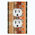 thumbnail image 1 of Metal Light Switch Plate Outlet Cover Colorful Ethnic Aztec Tribal Pattern SFR052, 1 of 13