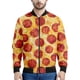 thumbnail image 2 of Chaqueta con cremallera y estampado de pizza con salchichas picantes italianas para hombre, sudadera informal de manga larga con estampado 3D de comida, abrigo de calle, chaquetas holgadas, 2 of 4