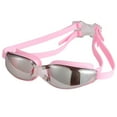 thumbnail image 1 of Bookk Grandes Lunettes de Natation à Monture Anti-Buée et pour Adultes (4 Styles) avec Joint en Silicone et Rigide Incluses, 1 of 4