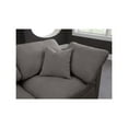 thumbnail image 5 of Meridian Furniture Plush Standard Gray Velvet Modular Sectional, 5 of 8
