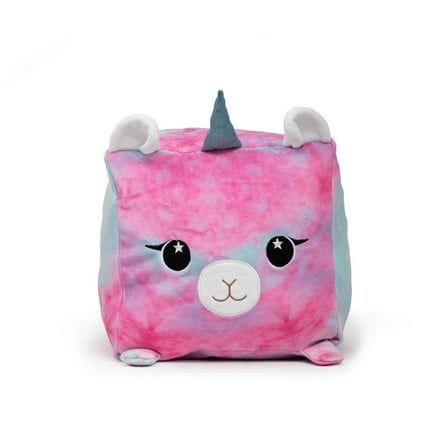 Moosh-Moosh Official 10 inch Gaia the Llamacorn Squared - Kid's Ultra Soft Stuffed Plush Toy