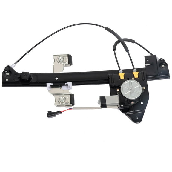 SCITOO Rear Left Driver Side Window Regulator Assembly W/ Motor Compatible with 2004-2007 For Buick Rainier 2002-2009 For GMC Envoy 2004-2008 For Isuzu Ascender 2005-2009 For Saab 9-7x 741-892