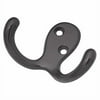 Hickory Hardware P27115-BL 2 In. Utility Black Hook