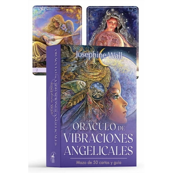 OrÃ¡culo de Vibraciones Angelicales: Mazo de 50 Cartas Y GuÃ­a, (Paperback)