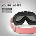 thumbnail image 5 of OutdoorMaster Ski Goggles OTG - over Glasses Ski/Snowboard Goggles for Men, Women & Youth - 100% UV Protection, 5 of 9