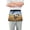Duck on Wheat Field, variant on Unicorn on Snow Server Apron with 3 Pockets Waterproof Waitress Waist Short Apron for Man Woman 12 Inches