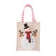 thumbnail image 2 of Bolsa reutilizable para dulces navideños, bolsa para guardar regalos, bolsa para golosinas, bolsa para recuerdos navideños Muñeco de nieve, 2 of 3