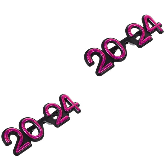 Raindrops 2pcs Decorative Glasses Frame Festival Eyeglasses Prop New Year's Eve Party Decoration