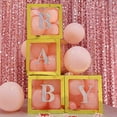 thumbnail image 2 of Efavormart 4 Pack - 5" Iridescent Pre-punched Decorative Numbers with Sticky Dots Make Your Own Banner for Birthdays and Weddings, Party Decoration Supplies - A, 2 of 11