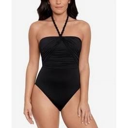 Ralph Lauren SWIMSUITS HALTERワンピース水着 ブラック Lauren Ralph Lauren Halter Neck One Piece Swimsuit - Walmart.com