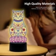 thumbnail image 6 of Relax loveDiamond Painting Nightlight Kits DIY Diamond Painting Lamp 3D Creative Diamond Painting LED Night Light 7 Lighting Color Ajustable Art Diamond Night Lamp for Kid Girls Home Decor Gift, 6 of 10