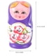 thumbnail image 3 of Matryoshka rusa de madera, muñeca anidada creativa, adorno elegante para el hogar, patrón aleatorio, 5 uds., 3 of 4