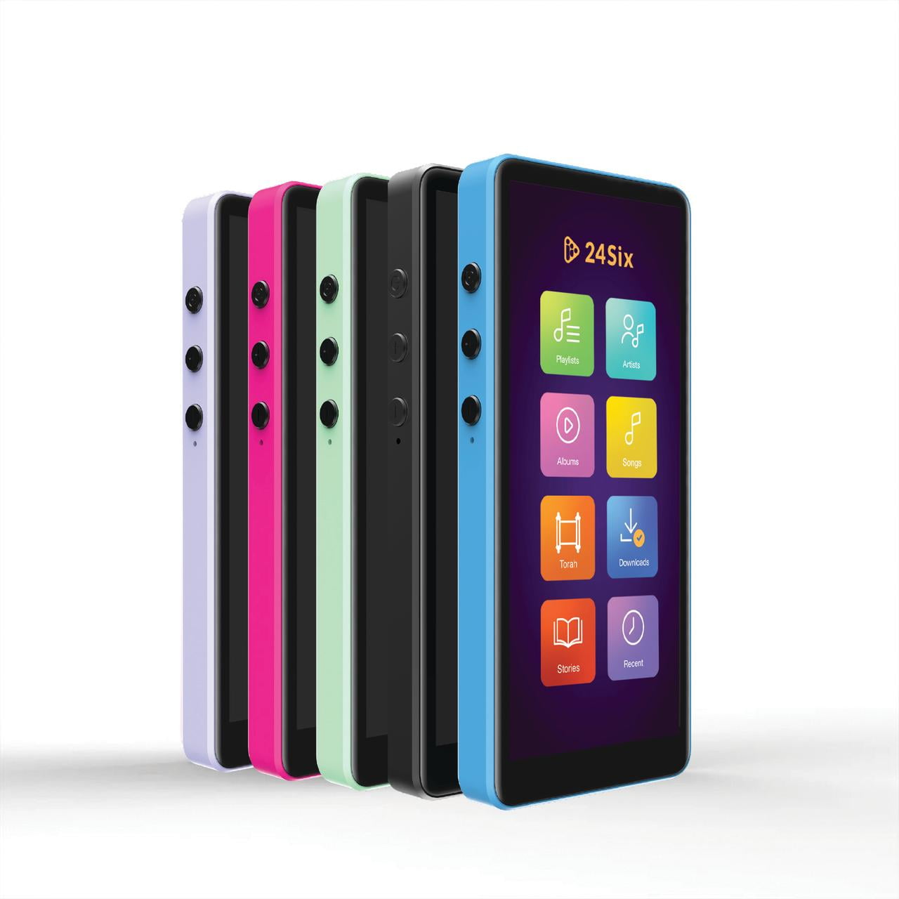 24SIX Solo 3 Kosher MP3 Player (Black)