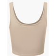 thumbnail image 3 of Sleeveless Crop Tops Scoop Neck Camisole Backless Cropped Tank Top, 3 of 5