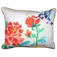 thumbnail image 1 of Betsy Drake HJ630 16 x 20 Po Oreiller Grand pour l'Intérieur et l'Extérieur Colibri et Fleur Rouge, 1 of 1