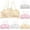Pink 2PCS & Grey 1PCS & White 1PCS & Beige 1PCS, variant on Training Bras for Girls Seamless Cotton Sports Bra Non Removable Pads Ultra Breathable Soft