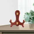 thumbnail image 5 of Shoreew Wooden Plate Stand Easel Holder Display Stand for Picture Frame Art Decorative Handmade Wood Multifunctional Tea Cake Holder Home Office Decor Stable Craft Stand, 5 of 6
