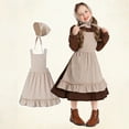 thumbnail image 2 of WEAIXIMIUNG Robe Tutu pour Filles 3T Robe de Festival Européen pour Enfants Scène Jeu Ferme Rurale, 2 of 9
