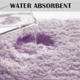 thumbnail image 5 of Bathroom Rug Non Slip Bath Mat for Bathroom (16 x 24, Lavender) Water Absorbent Soft Microfiber Shaggy Bathroom Mat Machine Washable Bath Rug for Bathroom Thick Plush Rugs for Shower, 5 of 6