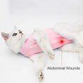 thumbnail image 4 of Cat Professional Surgical Recovery Suit Clothes for Abdominal Wounds Pink, 4 of 4
