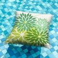 thumbnail image 3 of Outdoor Throw Pillow Covers 16x16 Inch Set of 2 Waterproof Spring Summer Geometric Elegant Dark Light Green Outdoor St Patricks Pillow Covers for Patio Funiture Garden Couch 168A, 3 of 5