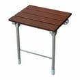 thumbnail image 4 of Solid Wood Folding Shower Seat, Wall-Mounted Folding Stool Chair, Fold Down Shower Seat,Foldable Shower Bench,Home Care Teak Shower Seat Bench, 4 of 11