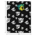 thumbnail image 3 of English Bulldog Black & White Pattern Printed Throw Blanket，Kids Adults Soft Lightweight Flannel Fleece Blanket for Couch Sofa Bed Living Room 60"×80", 3 of 8