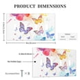 thumbnail image 3 of Watercolor Hand Painted Switch Cover Decorative Wall Plate / 4-Gang 4-Toggle / Standard Size 4.5x8 in, 3 of 5