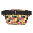 thumbnail image 3 of Balery Cute Cartoon Cat Mochila Cinturón para Mujeres y Hombres, Bolsa de Cintura Impermeable de Doble Capa con Correa, 3 of 9