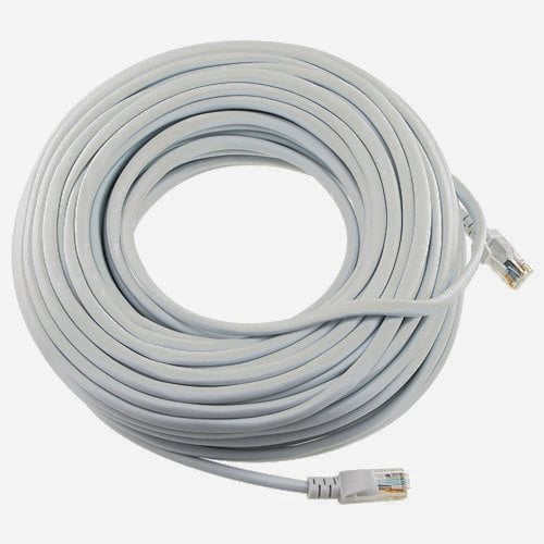 Konex (TM) Ethernet Cable, CAT5e - 100 ft Blue (LAN hardware) EIA568 Patch Cable, RJ45 / RJ45 100' Blue for 10 Base-T, 100 Base-T