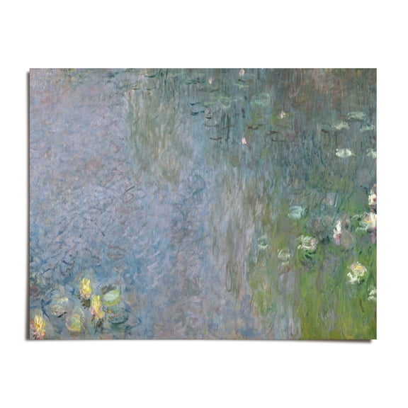 Waterlilies Morning - Claude Monet - 8x10 - Wall Art Print - UNFRAMED