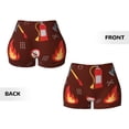 thumbnail image 5 of Naloa Fire Extinguisher Biker Shorts for Women Seamless Scrunch Short Women’s Yoga Shorts for Gym Running Sport Shorts - X-Large, 5 of 9