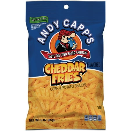 (Price/Case)Andy Capp 2620047158 Andy Capp S Cheddar Fries Oven Baked Corn And Potato Snack Unpriced;
