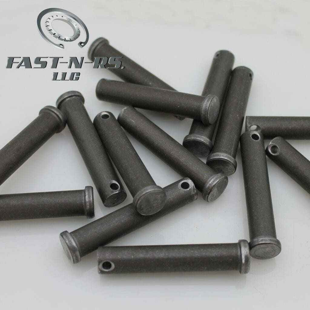Plain Finish Single Hole Clevis Pin 1/2 x 1-1/2 Carbon Steel Pack of 100 pcs Fast-n-rs