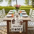 thumbnail image 4 of Table Runners 90 Inches Long Dress Scarves, Sweet Home Farmhouse Coffee/Dining/Kitchen Table Runner for Living Room, Western Stars Bird Houses Farmhouse Retro 13x90 Inch, 4 of 9