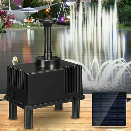 180l H Solar Fountain Pump Kit Free Standing 1 5w Panel