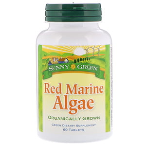 Sunny Green, Red Marine Algae, 60 Tablets (Pack of