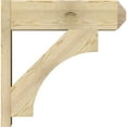 thumbnail image 3 of Ekena Millwork 8"W x 26"D x 26"H Westlake Rough Sawn Craftsman Outlooker, Douglas Fir, 3 of 4