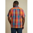 thumbnail image 4 of KingSize Men's Big & Tall Plaid Wrinkle-Resistant Short Sleeve Button Down, 4 of 6