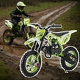 thumbnail image 2 of Seipouy 49cc Kids Dirt Bike, Gas Powered 2-Stroke Mini Motocross Motorcycle, Off-Road Dirtbike for Kids 6-12 with Front/Rear Disc Brakes, Shock Absorption, Soft Seat Cushion, 2 of 9